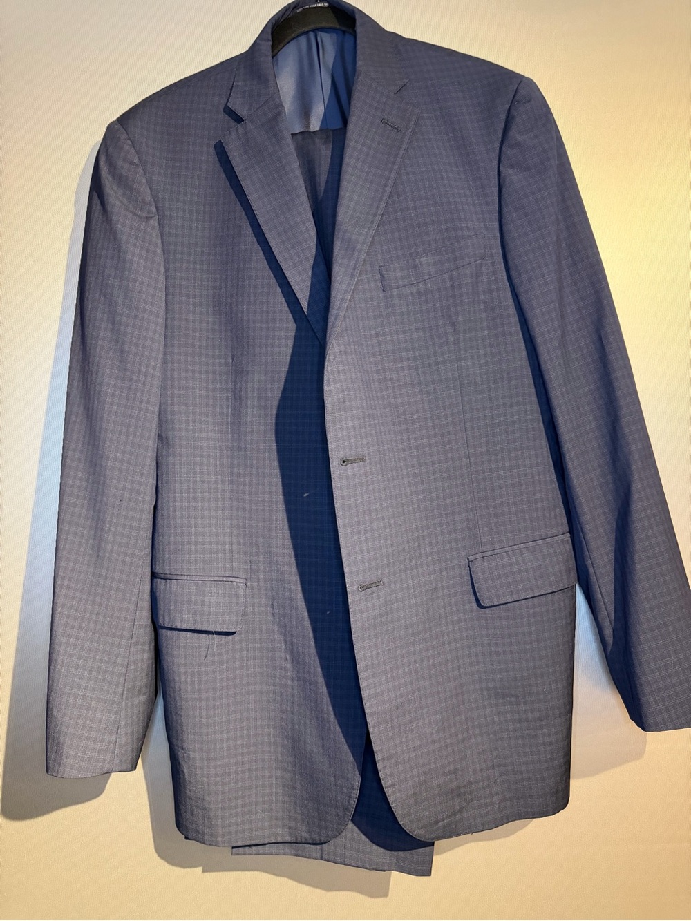Hart Schaffner Marx Premium Blue Notch Lapel Suit Set